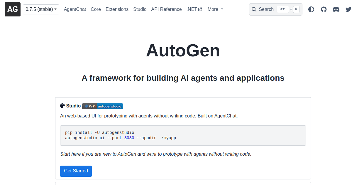 AutoGen banner