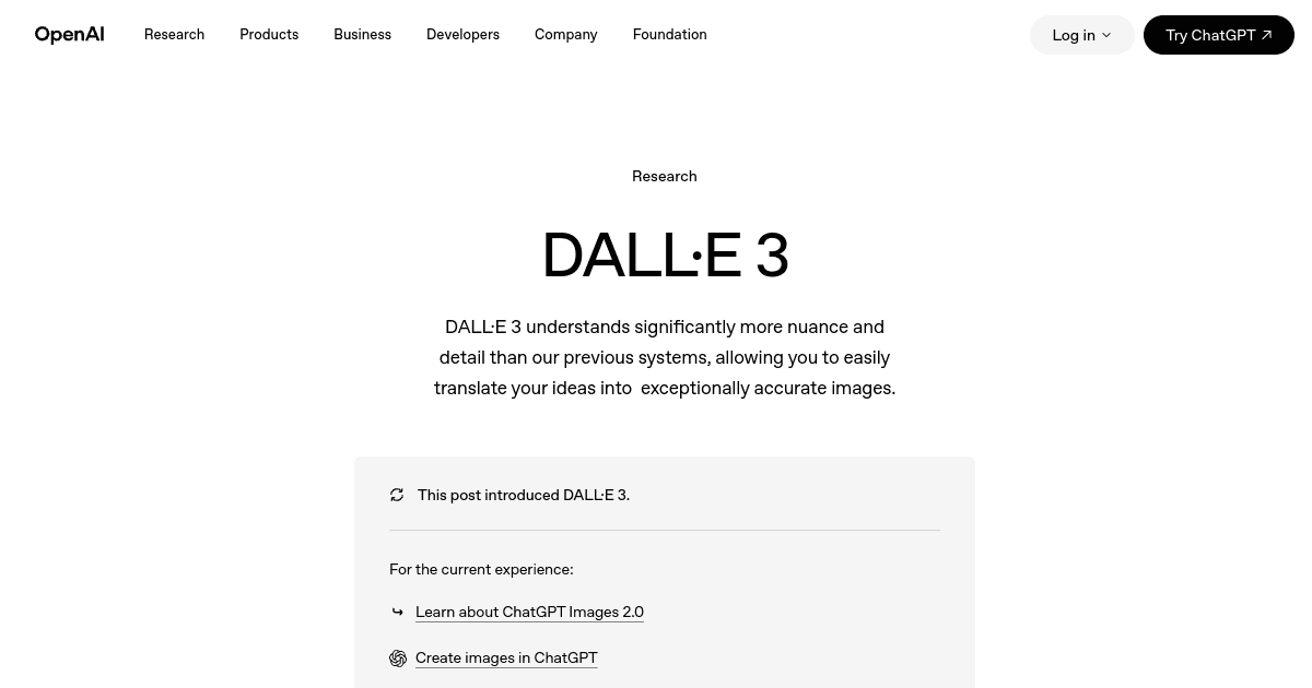 DALL-E 3 banner