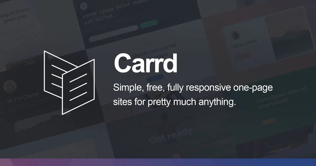 Carrd banner