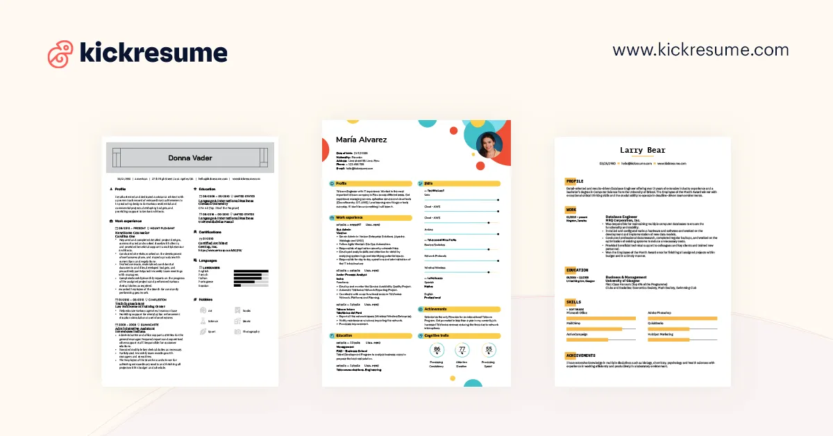 Kickresume banner Kickresume banner