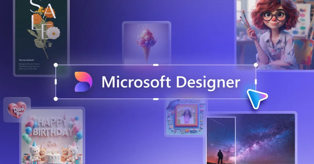 Microsoft Designer banner Microsoft Designer banner