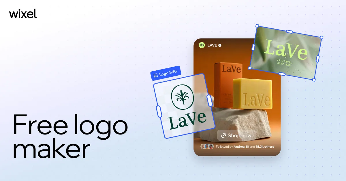 Wix Logo Maker banner Wix Logo Maker banner